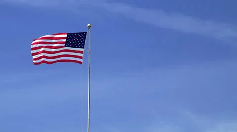 Flying Flag CC Vídeos de archivo 23927154