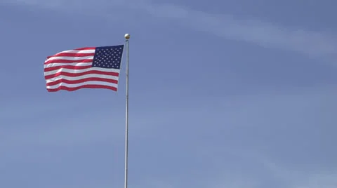 Flying Flag Vídeos de archivo 23927049