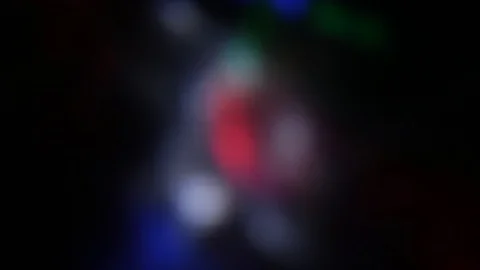 Flying flashes and stripes of light in different colors Stock Footage 106586152