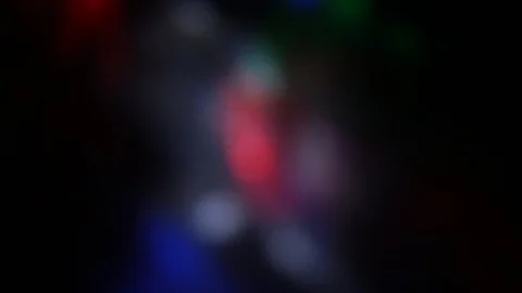 Flying flashes and stripes of light in different colors Stock Footage 106586169