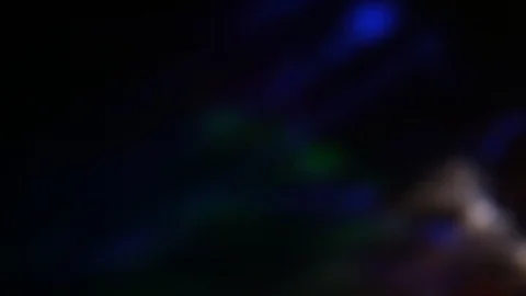 Flying flashes and stripes of light in different colors Stock Footage 106586363