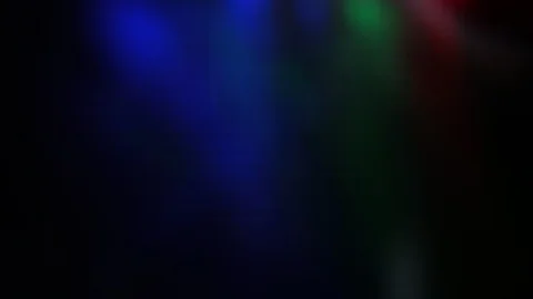 Flying flashes and stripes of light in different colors Stock Footage 106586416