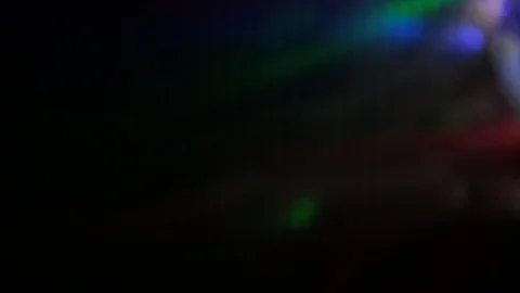 Flying flashes and stripes of light in different colors Stock Footage 106586677