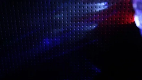 Flying flashes and stripes of light in different colors Stock Footage 106586827