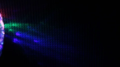 Flying flashes and stripes of light in different colors Stock Footage 106586860