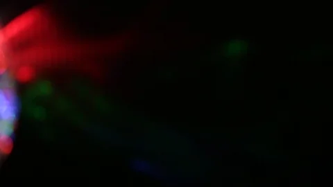 Flying flashes and stripes of light in different colors Stock Footage 106587031