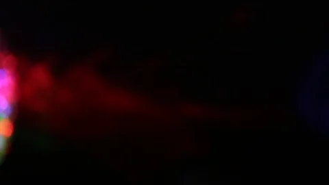 Flying flashes and stripes of light in different colors Stock Footage 106587166