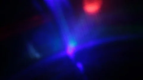 Flying flashes and stripes of light in different colors Stock Footage 107229910