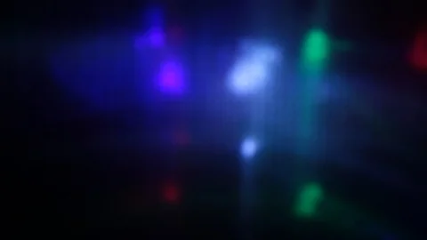 Flying flashes and stripes of light in different colors Stock Footage 107230005