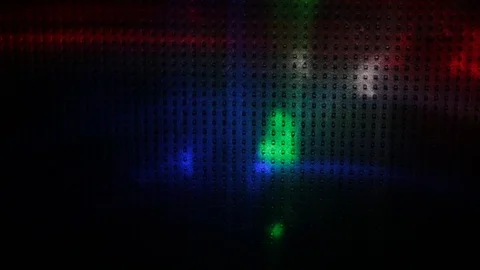 Flying flashes and stripes of light in different colors Stock Footage 107230363