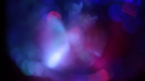 Flying flashes and stripes of light in different colors Stock Footage 107230965