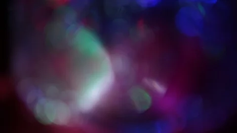 Flying flashes and stripes of light in different colors Stock Footage 107230988