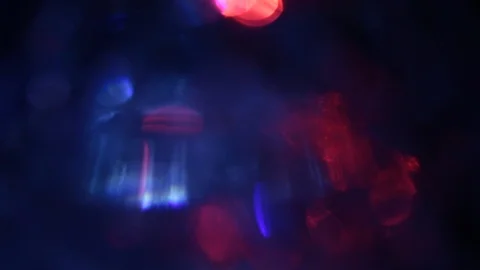 Flying flashes and stripes of light in different colors Stock Footage 107231268