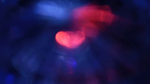 Flying flashes and stripes of light in different colors Stock Footage 107231332