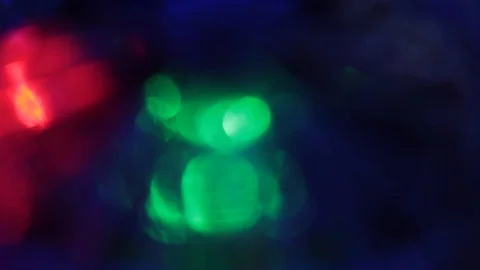 Flying flashes and stripes of light in different colors Stock Footage 107231396