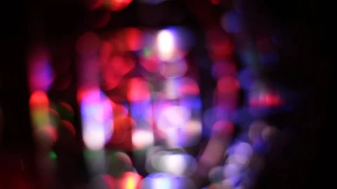 Flying flashes and stripes of light in different colors Stock Footage 107231453