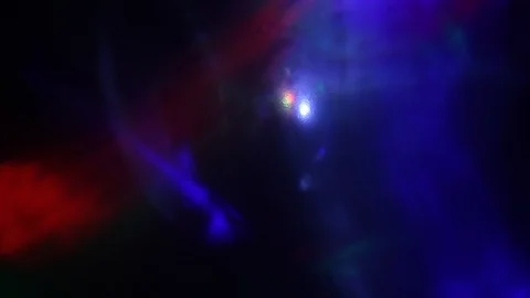 Flying flashes and stripes of light in different colors Stock-Footage 107870064