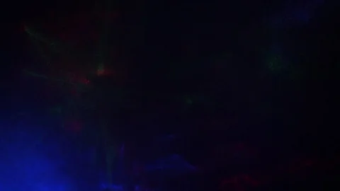 Flying flashes and stripes of light in different colors Stock Footage 112256757