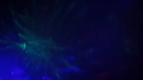 Flying flashes and stripes of light in different colors Stock Footage 112256780