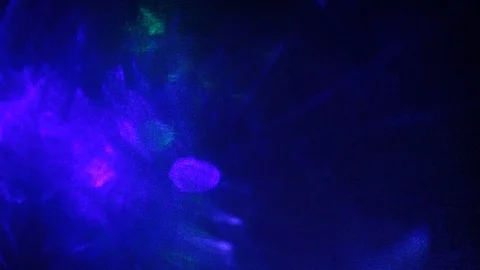 Flying flashes and stripes of light in different colors Stock Footage 112256803