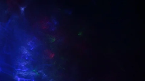 Flying flashes and stripes of light in different colors Stock Footage 112256827