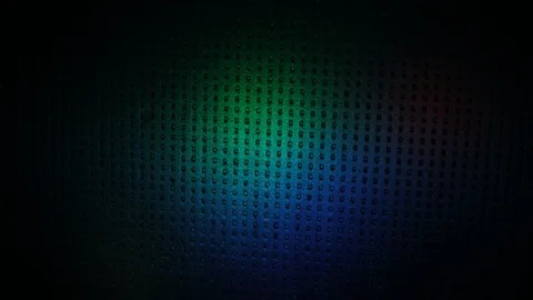 Flying flashes and stripes of light in different colors Stock Footage 112256992