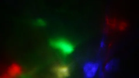 Flying flashes and stripes of light in different colors Video stock 122686877