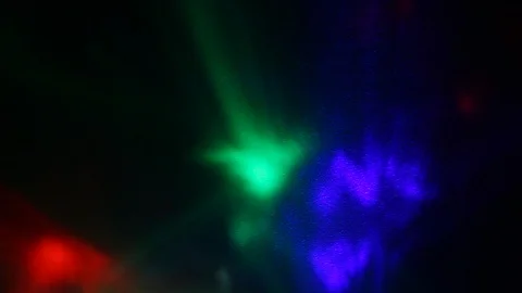 Flying flashes and stripes of light in different colors Stock Footage 122686921