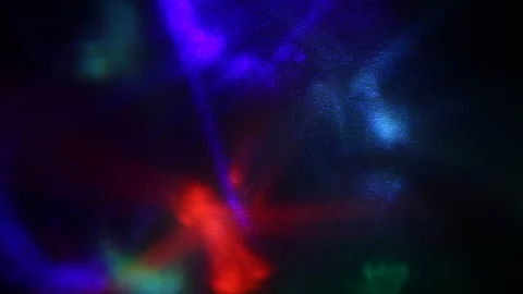 Flying flashes and stripes of light in different colors Video stock 122686972