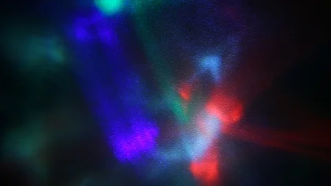 Flying flashes and stripes of light in different colors Video stock 122687001