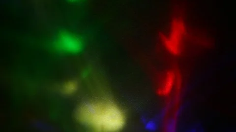 Flying flashes and stripes of light in different colors Video stock 122687025