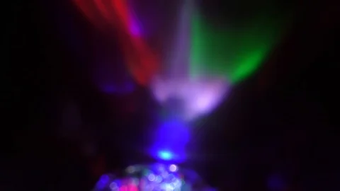 Flying flashes and stripes of light in different colors Video stock 125400483