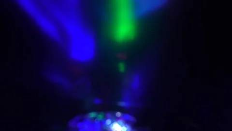 Flying flashes and stripes of light in different colors Video stock 125400546