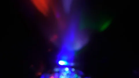 Flying flashes and stripes of light in different colors Video stock 125400555