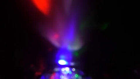 Flying flashes and stripes of light in different colors Video stock 125400562