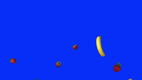 Flying Fruits Stock Footage 134791598