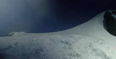 Flying into a Glacier 6k Video stock 64452744