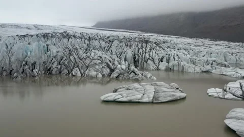 Flying glacier  in Iceland Vídeo Stock 149043152