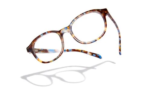 Flying glasses Stock Photos