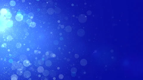 Flying glittering defocused particles animation Stock Footage 218388683