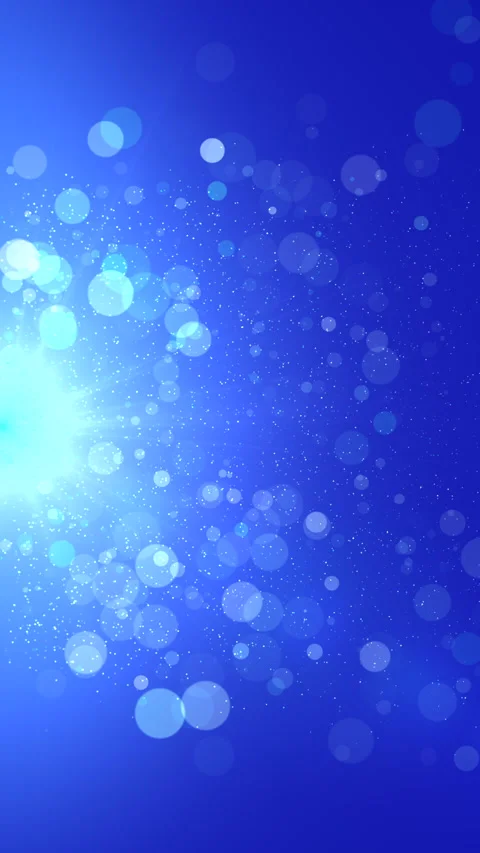 Flying glittering defocused particles animation Stock Footage 233701598