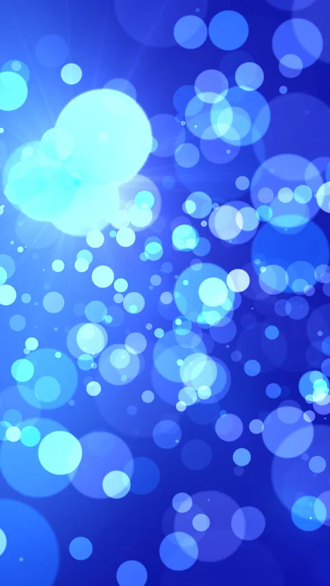 Flying glittering defocused particles animation Stock Footage 233702086