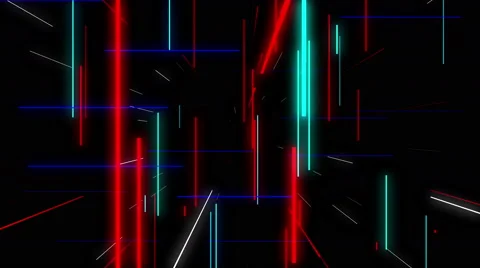 Flying glowsticks Stock Footage 62621858