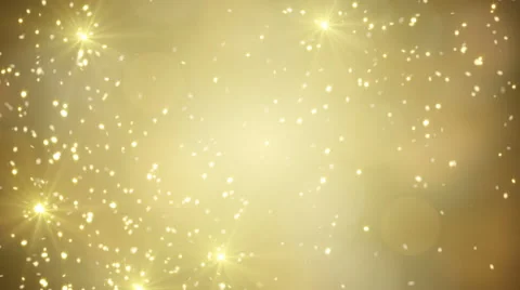 Flying gold sparklers loopable festive background Stock Footage 43057096