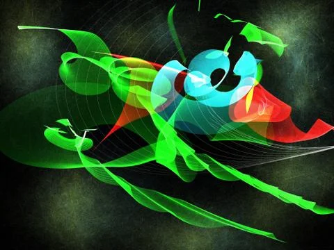 Flying graphics Stock Illustration