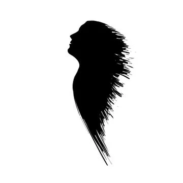 Flying grunge man Stock Illustration