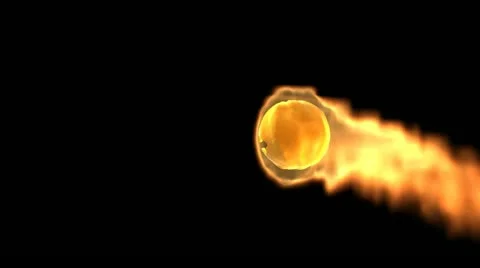 Flying Halloween pumpkin. Stock Footage 11357500
