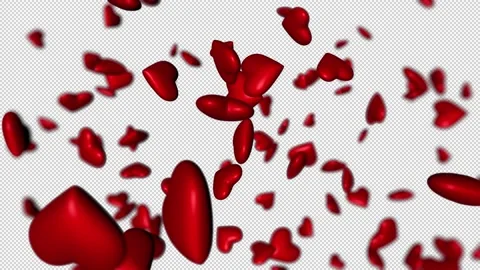 Flying Heart Video stock 220568883