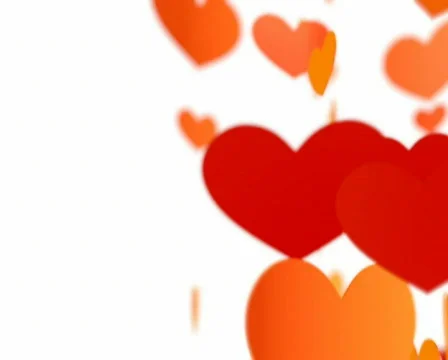 Flying heart  PAL Video stock 302554