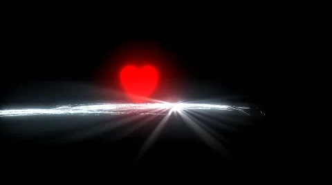 Flying hearts Stock Footage 549043